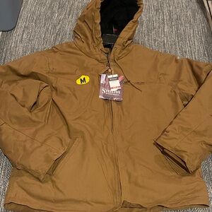 Stelton Men's Tan Hooded coat